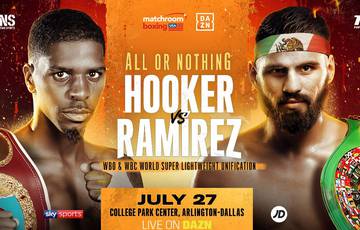 Ramirez vs Hooker. Where to watch live