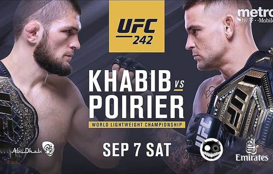 Nurmagomedov vs Poirier on UFC 242. Where to watch live