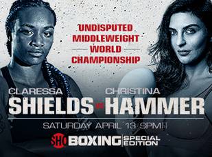 Shields vs Hammer. Where to watch live