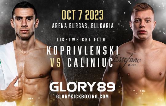 Glory 89: Die Promotion bringt das Turnier zum ersten Mal nach Bulgarien