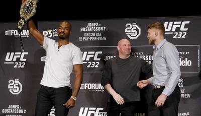 UFC 232: Джонс и Густафссон провели заключительную пресс-конференцию (видео)