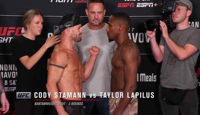 Hoe laat is UFC op ESPN 57 vanavond? Stamann vs Lapilus - Aanvangstijden, schema's, vechtkaart