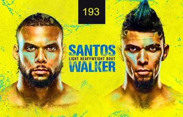 UFC Fight Night 193. Santos vs Walker: where to watch live