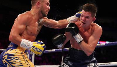 Lomachenko drops Campbell, wins on points