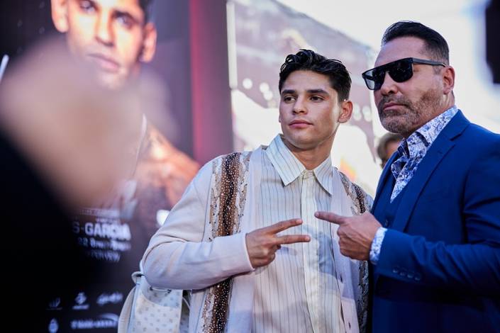 Davis and Garcia held their second press conference