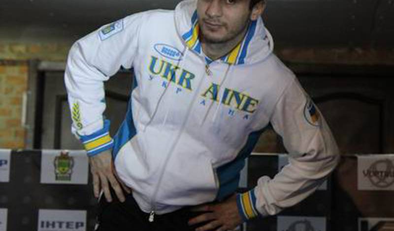 Заурбек Байсангуров во время открытой тренировки