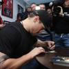 Usyk meets journalists before Riga departure (photos) 29