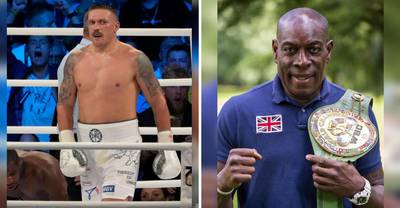 Former Heavyweight Champ Frank Bruno Declares Clear Winner in Hypothetical Lewis-Usyk Bout: "No Contest"