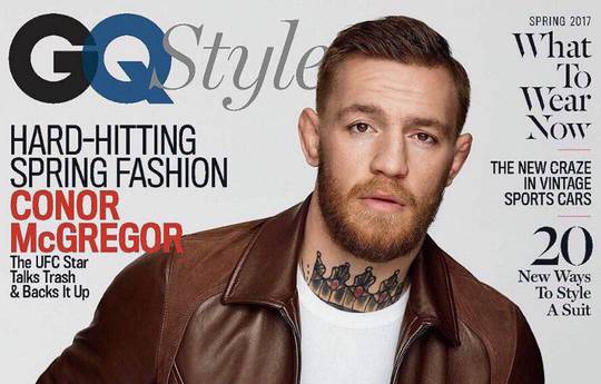 Конор МакГрегор попал на обложку GQ Style (фото)