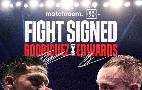 Rodriguez-Edwards unification fight in November in the USA