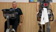 Виталий Кличко во время тренировки в Конче-Заспе