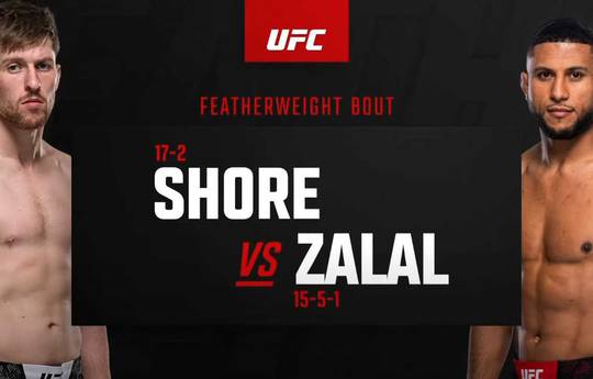 Quelle est l'heure de l'UFC Fight Night 246 ce soir ? Shore vs Zalal - Heures de début, horaires, carte de combat