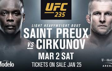 Сент-Прю и Циркунов встретятся 2 марта на UFC 235