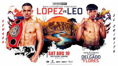 Luis Alberto Lopez vs Angelo Leo - Datum, aanvangstijd, vechtkaart, locatie