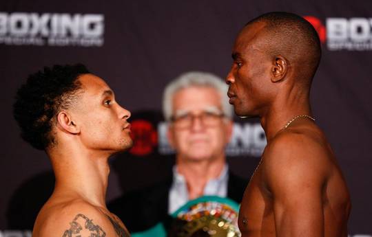 Prograis and Indongo make weight (photos)