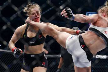 Rosey admitted she went into the fight against Holm with a concussion