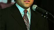 Оскар Де Ла Хойа на пресс-конференции в Нью-Йорке