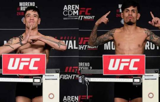 UFC Fight Night 237: Weigh-in Results