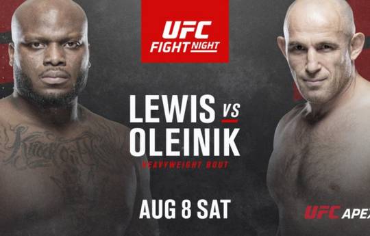 UFC Fight Night 174 Oleynik vs Lewis: Where to watch live