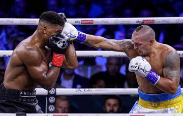 El promotor de Oleksandr Usyk: "No estoy seguro de que Joshua quiera en el fondo una tercera pelea con Oleksandr Usyk".