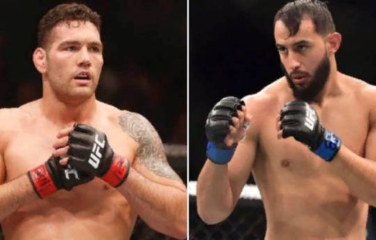 Weidman and Reyes quarrelled in social networks
