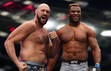 "Until October". Ngannou announced the timing of a rematch with Fury