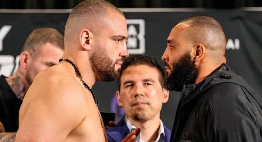 Glory Collision 8: результати зважування