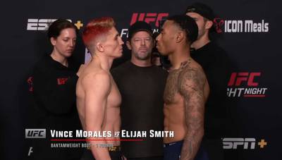 Hoe laat is UFC Fight Night 251 vanavond? Morales vs Smith - Aanvangstijden, schema's, vechtkaart