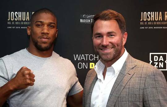 Eddie Hearn on Anthony Joshua’s next fight: "Anything can happen"