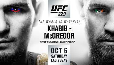 Файткард турнира UFC 229: Хабиб – МакГрегор