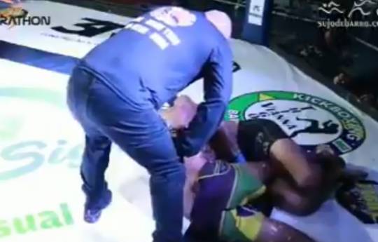 The fight in MMA almost ended in tragedy because of the referee