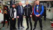 Gvozdyk at the media training before the fight with Amar (photos)