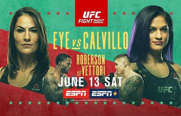 UFC on ESPN 10: Calvillo defeats Eye and other results