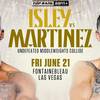 Troy Isley vs Javier Martinez - Date, heure de début, carte de combat, lieu