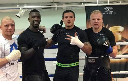 Usyk completed the first week of sparring (photo)