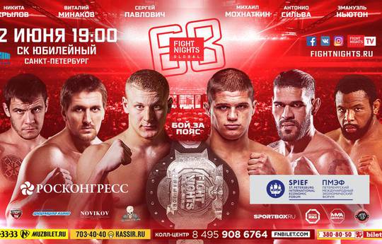 Fight Nights Global 68: Павлович – Мохнаткин. Прямая трансляция, где смотреть онлайн