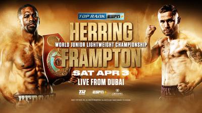 Jamel Herring vs Carl Frampton. Where to watch live