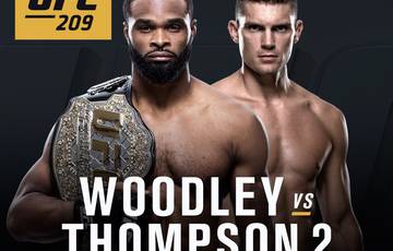 UFC 209: Вудли – Томпсон. Прямая трансляция, где смотреть онлайн.