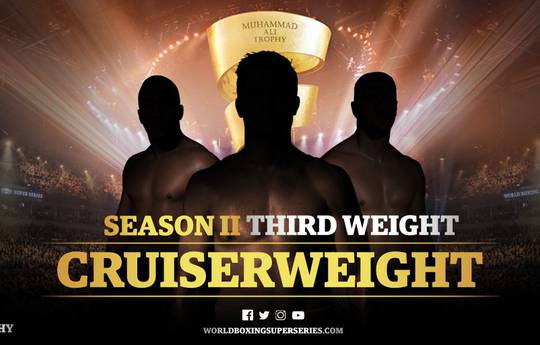 The cruiserweight is officially announced as the third weight of the second WBSS season