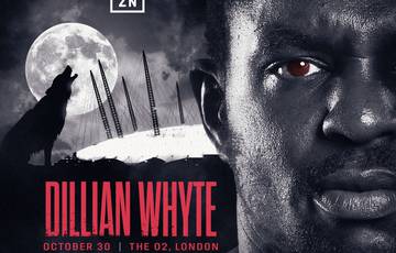 Dillian Whyte's October 30th bout in London officially confirmed