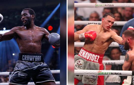 Benavidez révèle son point de vue surprenant sur les chances de Crawford contre Canelo : "Personne ne s'y attendait"