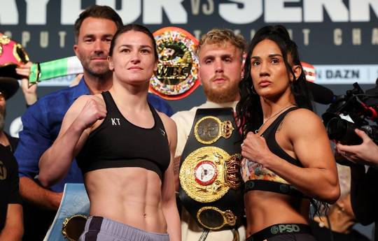 Taylor and Serrano make it to the weigh-ins