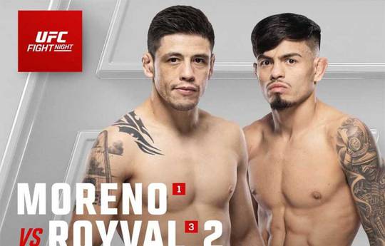 Royval y Moreno pelearán en el evento principal de UFC Fight Night 237