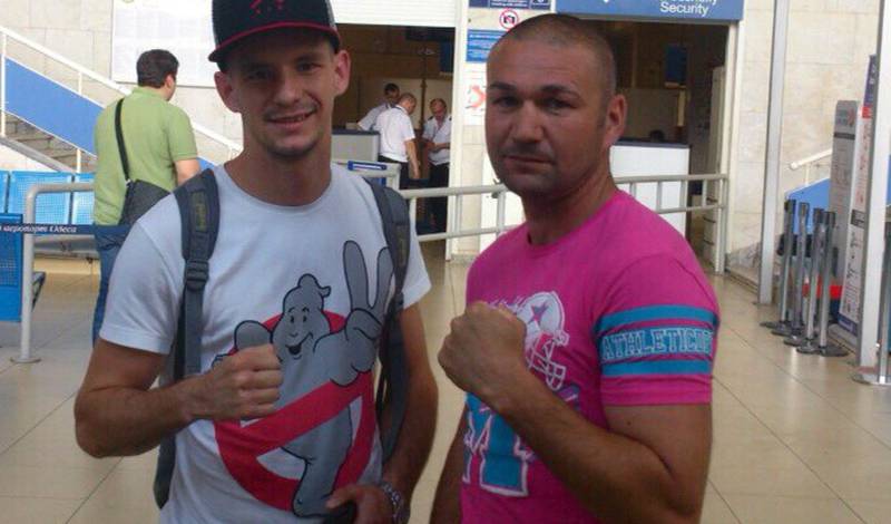 Дьюла Вайда (слева) и его менеджер Ласло Комьяти прибыли в Украину