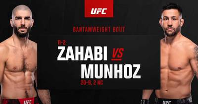 What time is UFC Fight Night 246 Tonight? Zahabi vs Munhoz - Start times, Schedules, Fight Card