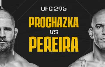 UFC 295. Prochaska - Pereira, Pavlovich - Aspinall: online ansehen, Links zur Übertragung
