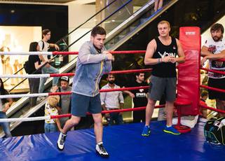 Media training before the boxing event in the Sports Palace on June 23 (photos)