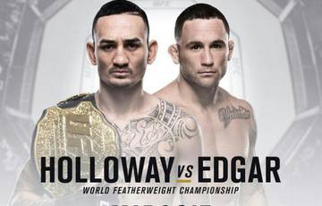Holloway vs Edgar on March 3 at UFC 222