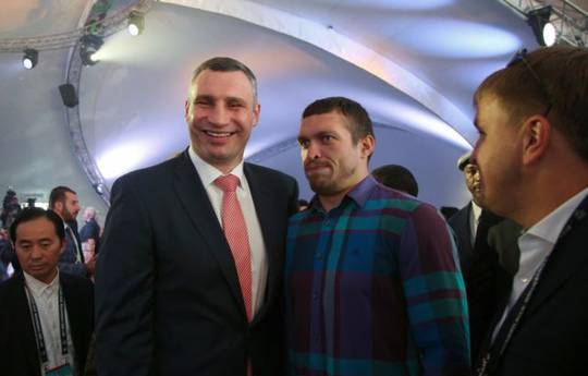 Vitali Klitschko turned to Usyk before the rematch with Joshua