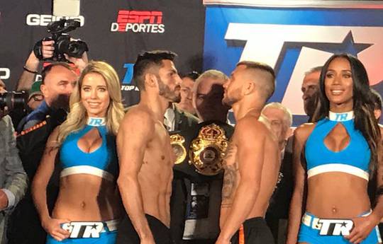 Lomachenko and Linares make weight